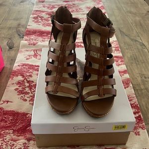 Jessica Simpson Wedges Barely Worn
